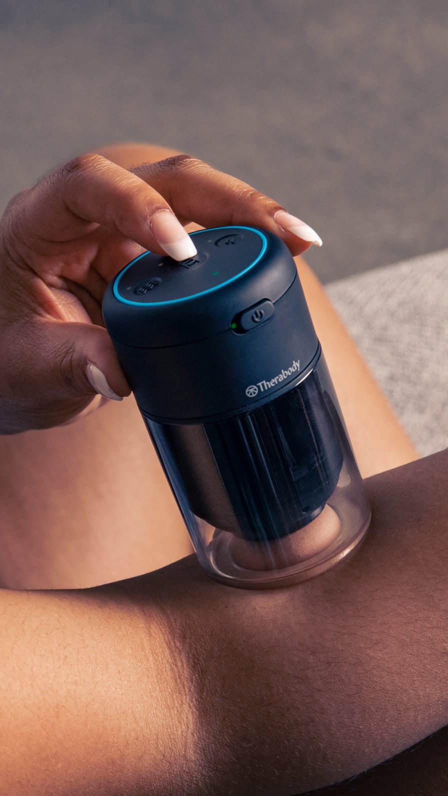 Therabody's newest massage device, RecoveryAir, puts the squeeze